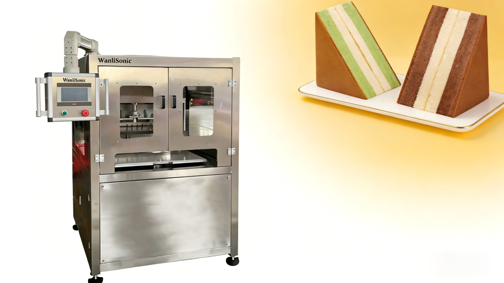 Ultrasonic Triangular Cake Cutting Machine Ultrasonic Triangular Cake Cutting Machine