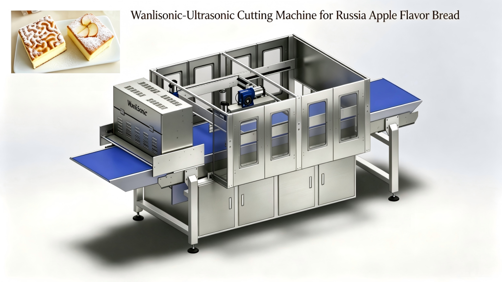 Ultrasonic Cutting Machine for Russia Apple Flavor Bread​​