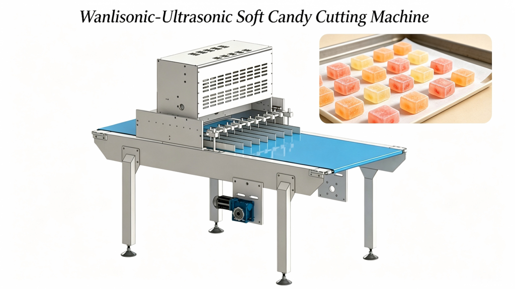 Máquina ultrasónica de corte de doces suaves