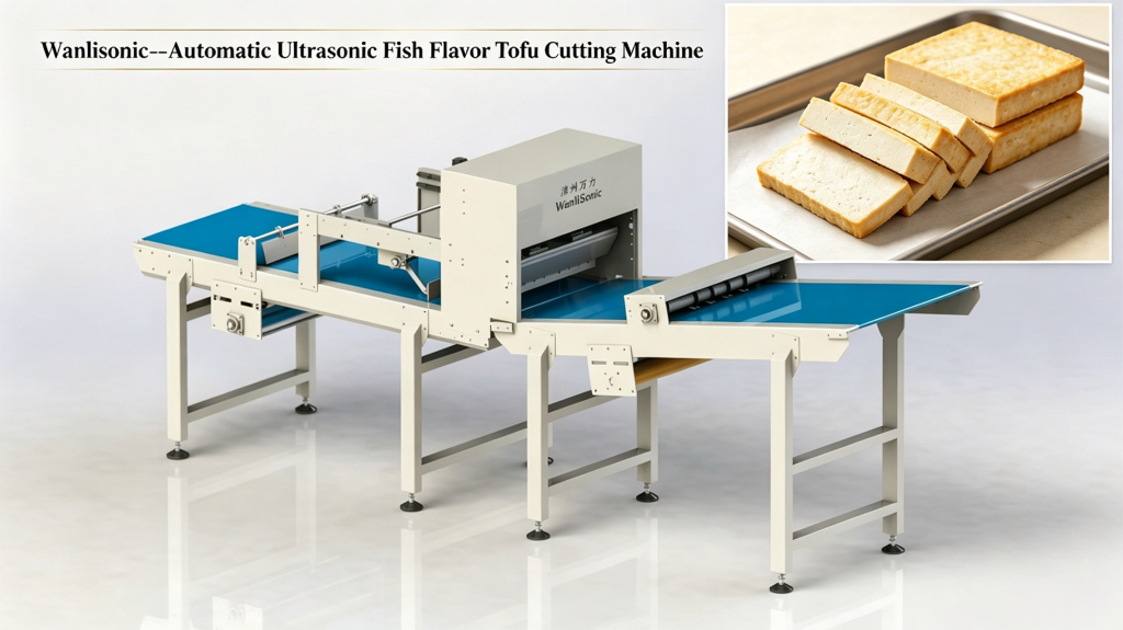 Automatic Ultrasonic Fish Flavor Tofu Cutting Machine Automatic Ultrasonic Fish Flavor Tofu Cutting Machine
